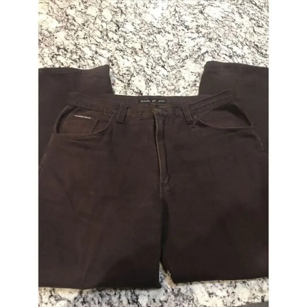 Claudio Nucci Classic‎ Straight Jeans Brown Denim 38x32